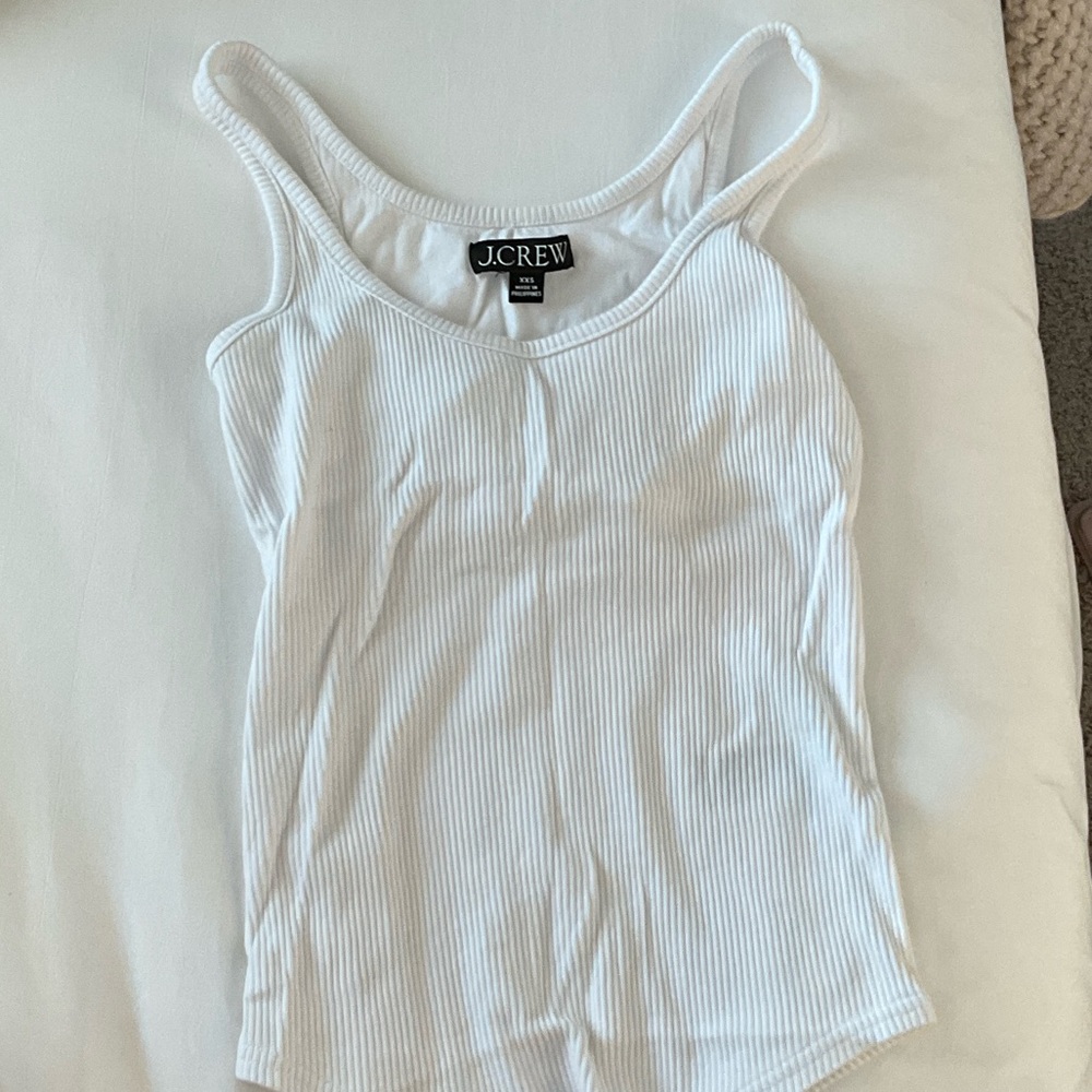 J. Crew Women's Classic White Tank Top